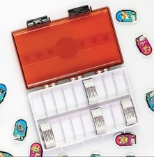 InfiCap Mezasta Storage Trunk Red  White Holds 36 Collectibles New