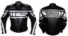 New Yamaha MotoGP Racing Leather Jacket Motorcycle Biker Rider Jacket