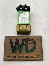 8501L Series Brass Gate Valve,  Non-Rising Stem, Inline, 1" NPT Female