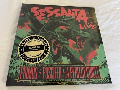 Sessanta Live Vinyl 4LP Primus Puscifer A Perfect Circle 1/100 Holmdel NJ Jersey