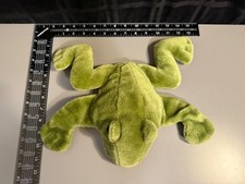 Folkmanis Frog Puppet Vintage Folktails Tag Furry Hand Puppet Fairytale Teacher