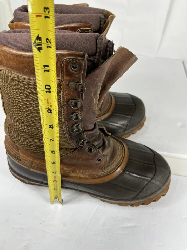 9 LaCrosse Hombres Fibra de Vidrio Vástago Ice King Invierno Botas de Trabajo Cuero Marrón EE. UU. Foto 3 de 4
