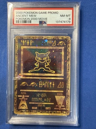 Pokémon TCG Ancient Mew Promo Holo Pokemon 2000 Movie PSA 8
