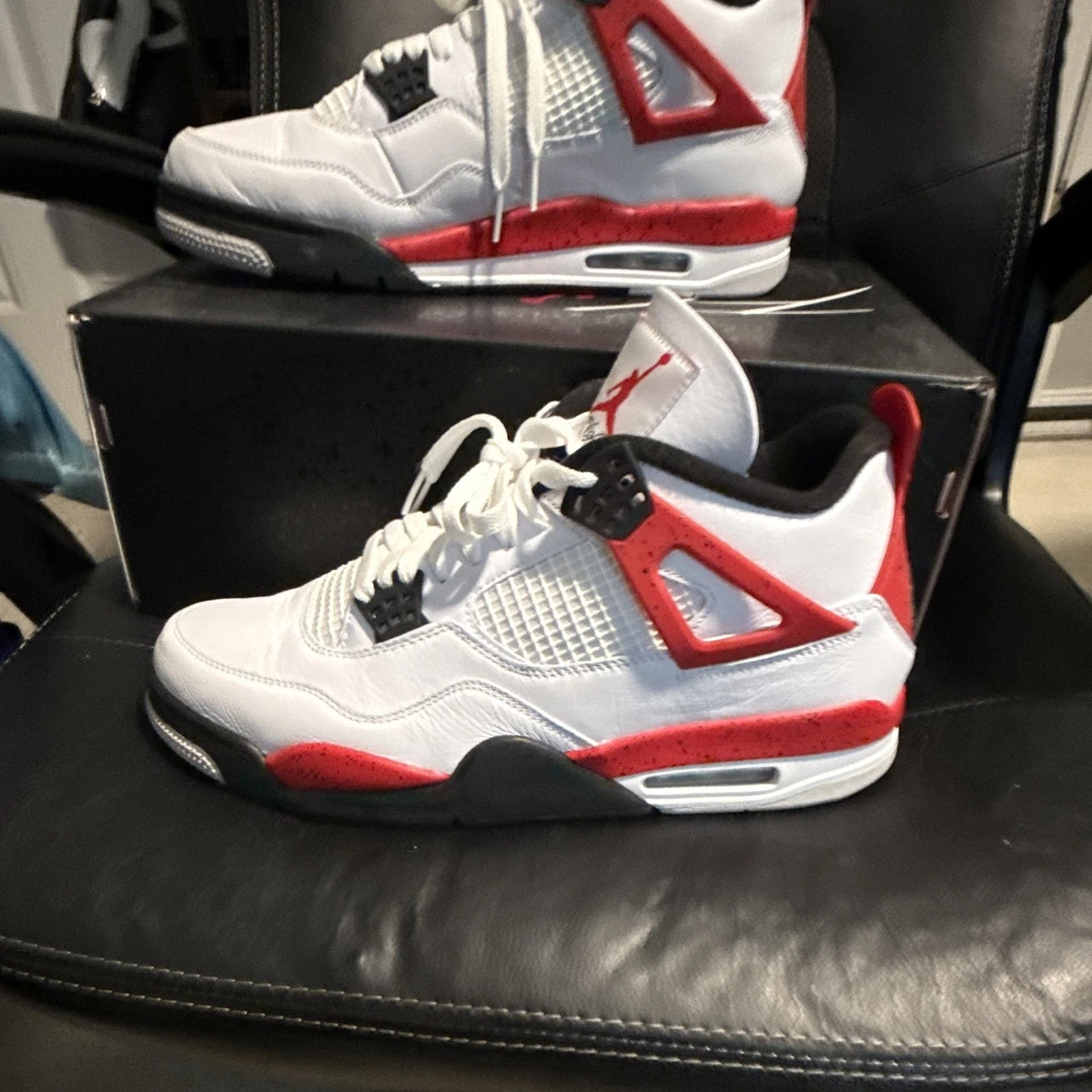 Las mejores ofertas en Jordan 4 Retro Mid Red Cement | eBay