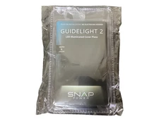 NEW Snap Power GUIDELIGHT 2 LED Illuminated PLUG OUTLET Cover Plate in BLACK