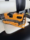 VINTAGE 1970s Pressed Steel TONKA T-6 Construction Bulldozer Orange.