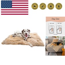 Calming Shag Dog Blanket   Ultra Soft Faux Fur Pet Throw, Anxiety-Relief, Lig...