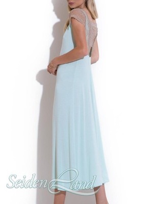 Nachtkleid lang hellgrün Größe 44 Modal mit Spitze von Chiara Fiorini Giada
