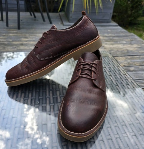 Clarks originals leather desert London Brown Soft Leather UK 7