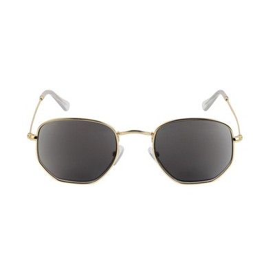 Hexagon Unisex Reading Sunglasses - UV400 Outdoor Readers (No Bifocal)