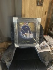 Jim Harbaugh Michigan Wolverines Framed Signed 20'' x 24'' In Focus Photograph