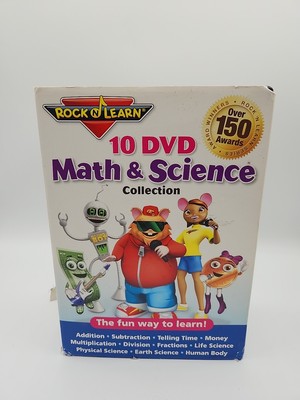 Rock 'N Learn 10 DVD Math & Science Collection Box Set 