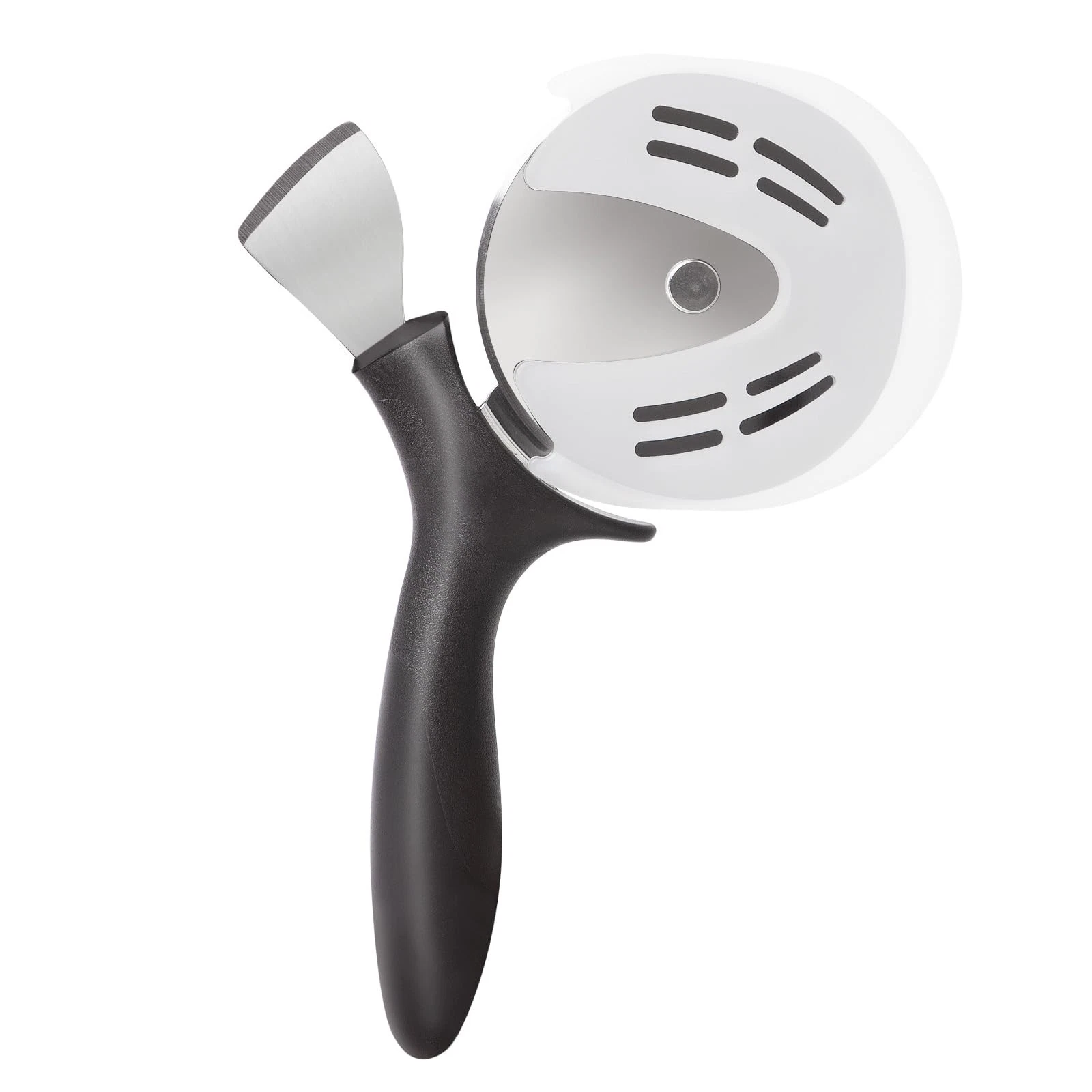 2-in-1 Professional Pizza Cutter & Crust Knife, 4" Stainless Steel Wheel, Safe C
Opens in a new wind