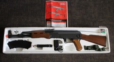 CYMA AK47 Full Automatic Airsoft Rifle Gun, Clip, Battery  Charger - REALISTIC