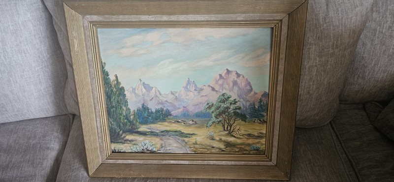Lillian Webster Or Webeter 1957 Landscape Painting