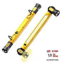 Under Hood Work Light Bar, 3000LM LED Magnetic Light Bar with Hooks, Yellow