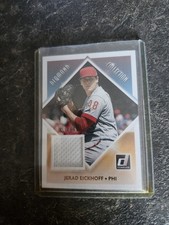 2018 Panini Donruss Diamond Collection Jersey 49/99 Jerad Eickhoff Card# DC-JE