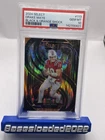 2024 Panini Select Premier Level Drake Maye 113 Black/Orange Shock Prizm PSA 10