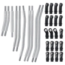 Stainless Steel Link Rod Linkage Set 324mm Wheelbase for 1/10 TRX4 RC Car