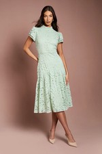 Coast Sage Midi Dress Womens Occasion Dresses