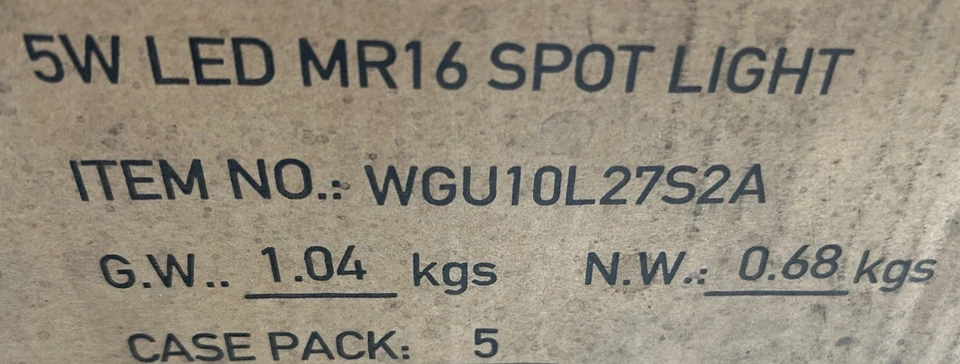 Whirlpool MR16 LED Light Bulbs 5W GU10 Base Warm White 5 Pack 20W Replacement - Image 4 of 4