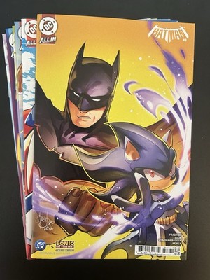 DC X Sonic The Hedgehog Crossover Variant Set 6 Book Lot Batman Shadow DC 2026