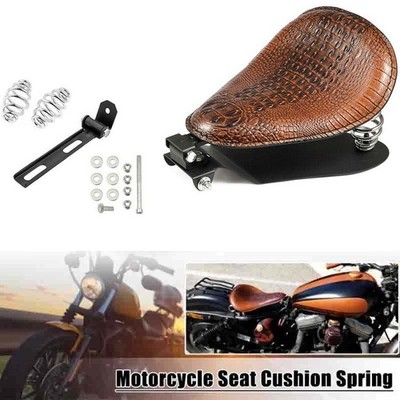 Alligator Motorcycle Bobber Chopper Solo Seat Spring Bracket For Harley Softail