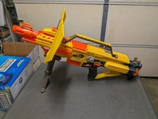 Original Nerf Stampede ECS Blaster w/ original Bipod and Shield