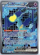 iron crown pokemon card price TCG: Paradox Destinies Tin this card is the perfect way to showcase your collection. Iron Crown ex #158 Prices