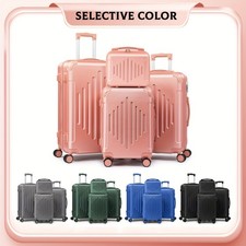 Of 4 Suitcases Featuring Corner Guards, Available in Sizes 12, 20, 24, And 28 In