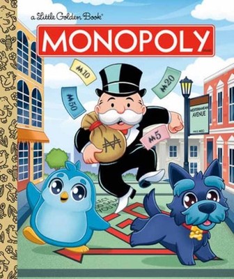 MONOPOLY HASBRO by GOLDEN BOOKS Hardback Self Help Business