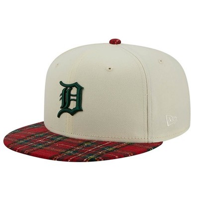 Authentic New Era MLB Detroit Tigers Plaid Visor 9FIFTY Snap-Back New Era Cap