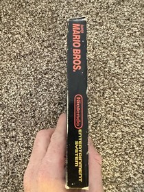 Super Mario Bros NES Hangtab Caja de Juego Manual C&iacute;rculo Sello MUY BUEN ESTADO