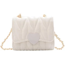 Little Girl Mini Shoulder Bag Toddlers Girls' Kids Purse Crossbody Heart Purs...