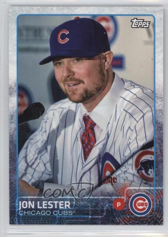 2015 Topps Chicago Cubs Jon Lester #CHC-12 2u3