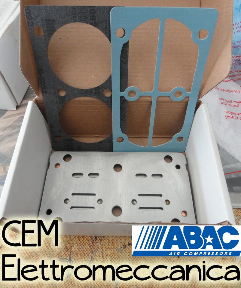 Kit Piastra Valvole per testata Abac B2800 B2800I B3800 Balma NS11 NS11I NS18