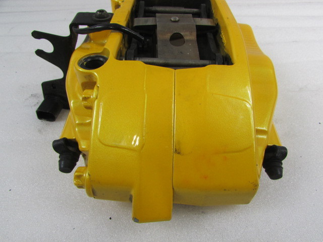 Lamborghini Gallardo, RH Rear Brake Caliper, Yellow, Used, P/N 400615406N