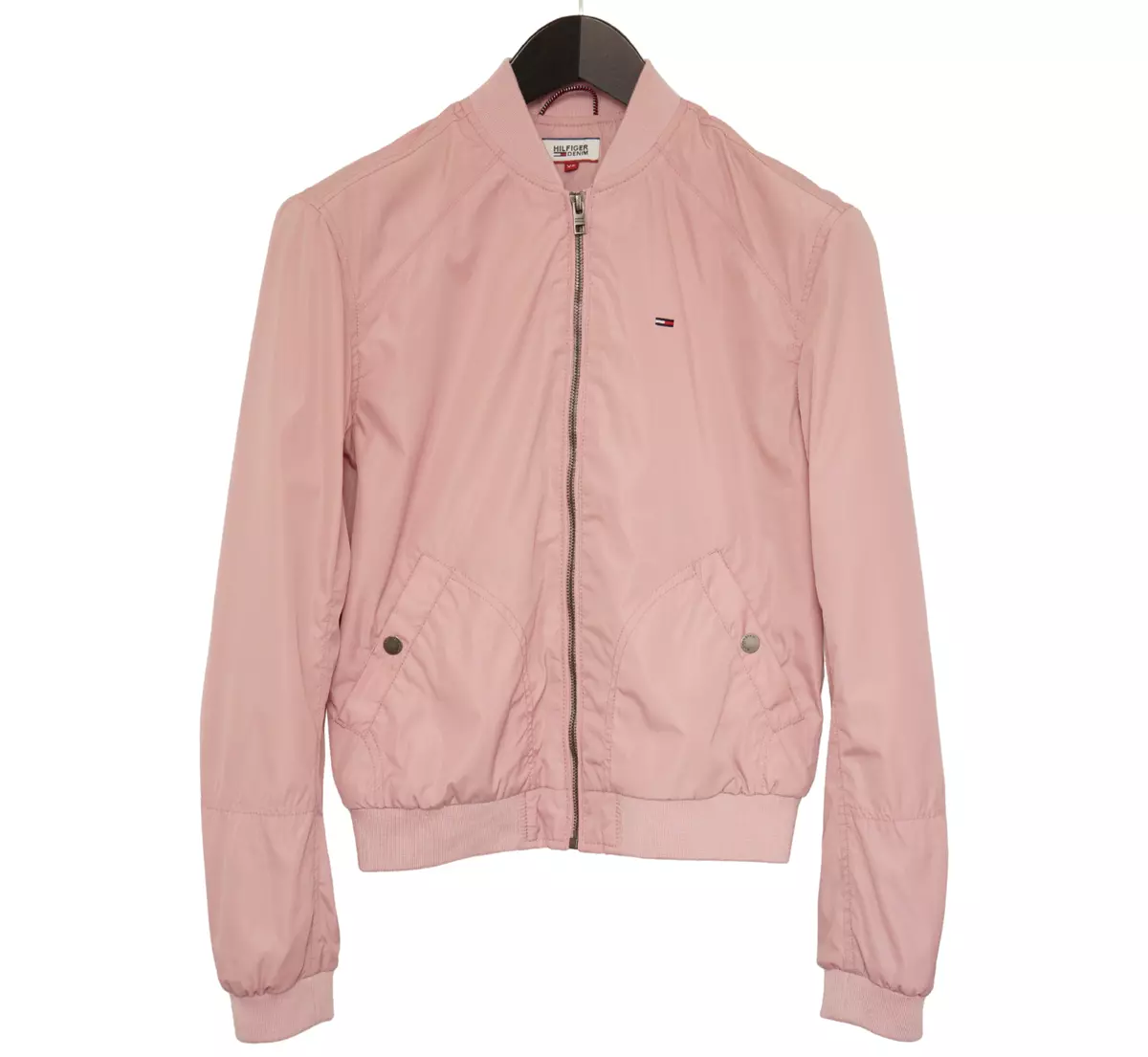 Tommy hilfiger pink sales bomber jacket