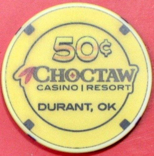 50¢ Casino Chip. Choctaw, Durant, OK. Z48.