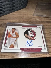 Scottie Barnes 2021 Panini National Treasures College Team Logo RC AUTO 08/35 🔥