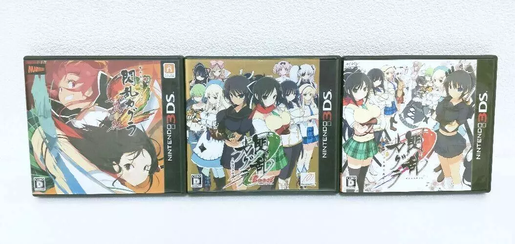 Nintendo 3DS Senran Kagura Burst -Guren no Shoujotachi- Japan Game Japanese