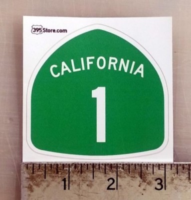 California Pacific Coast Highway 1 PCH sticker decal
