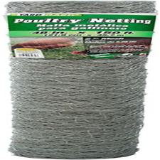 Chicken Wire 2 Inch Mesh 48 Inch X 150 Foot 20 Gauge Galvanized Steel Wire Fe... 0.73 per foot