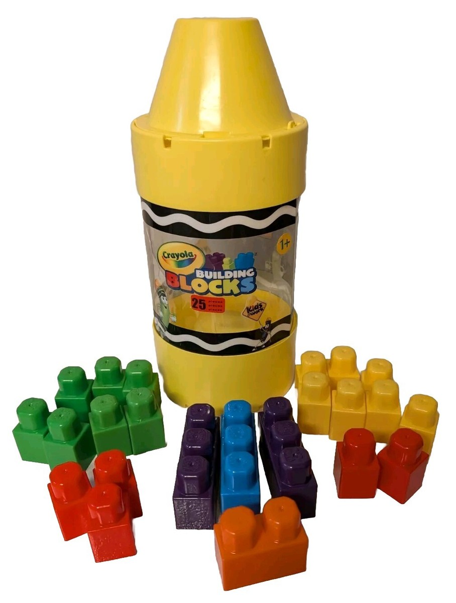 Educational Toys Crayola Building Blocks 25 Pieces Crayola