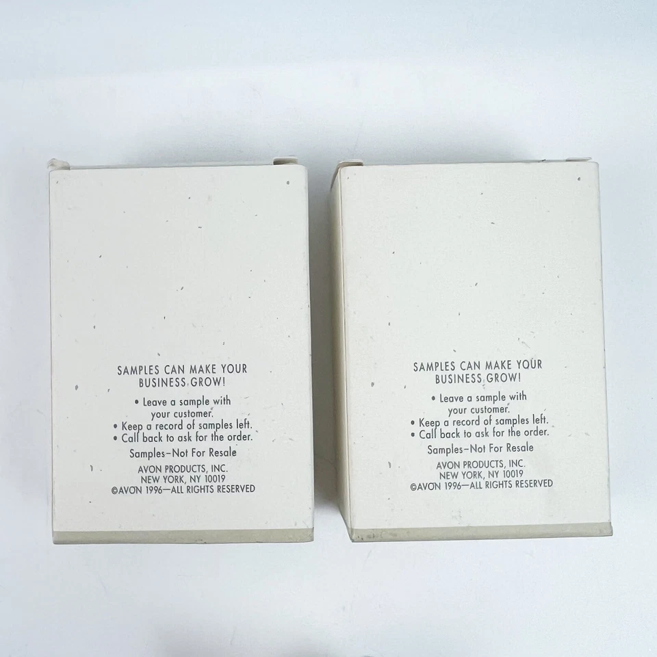 NUEVO Vintage Avon Comfort Aromas Algodón Limpio Colonia Muestras 2 Cajas 10 paquetes ea Foto 2 de 4