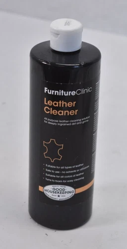 Furniture Clinic Leather Cleaner All Purpose Solution 17oz Bottle For Dirt/Grime