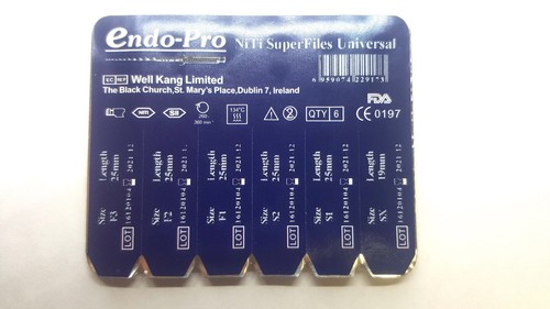 LOTEx3 Dental NiTi Super File Universal ENDO-PRO Conjunto Canal giratorio 25 mm cónico - Imagen 4 de 4