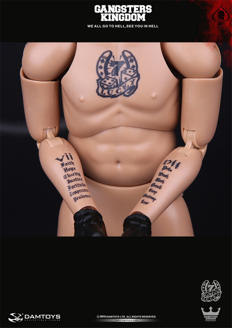 DAMTOYS 1/6 Gangsters Kingdom Spade 7 NO.GK009 Action Figure In