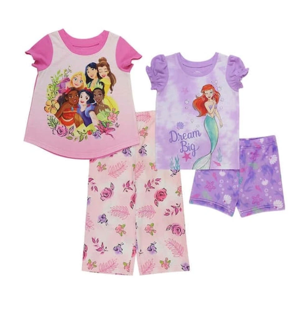 Disney princess pajamas 4t sale