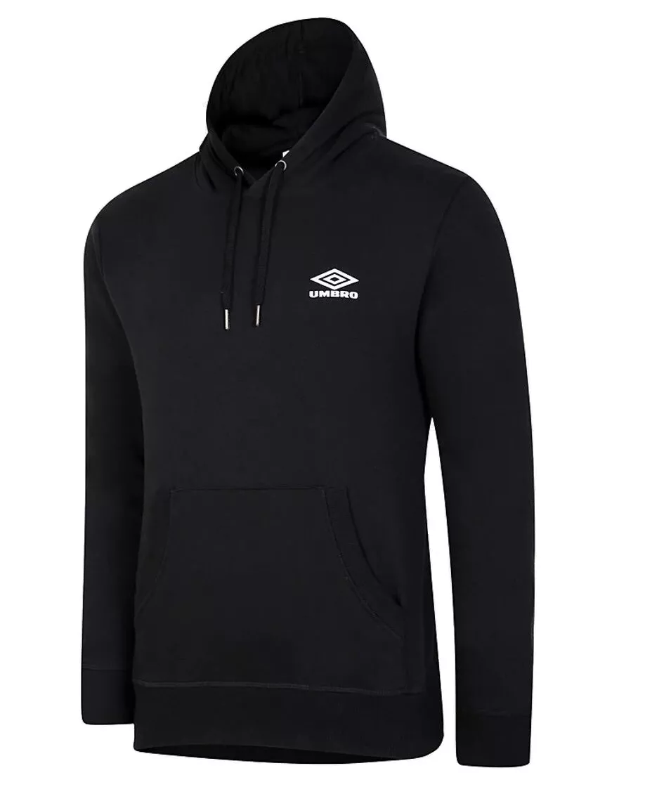 Mens Umbro Hoodie Hooded Top Sweatshirt Jumper Hoody Sweater Jacket Black